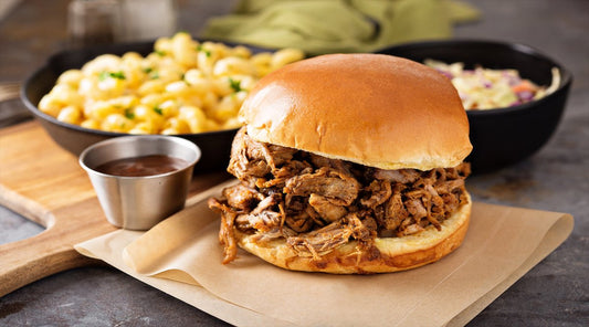 Slowcooked Pulled Pork with Brioche Buns - HustleSauce